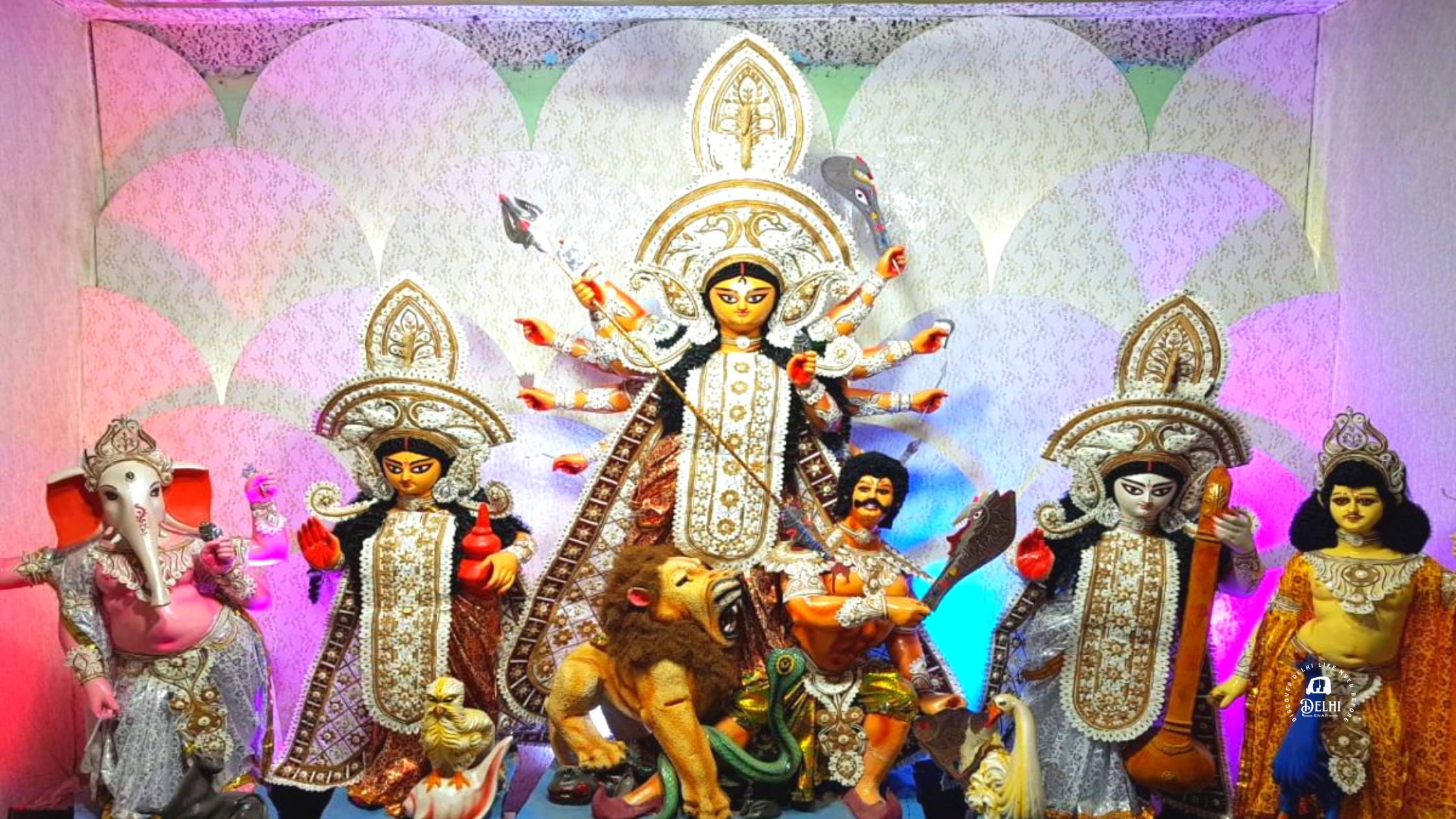 Bangiya Parishad Puja Pandal