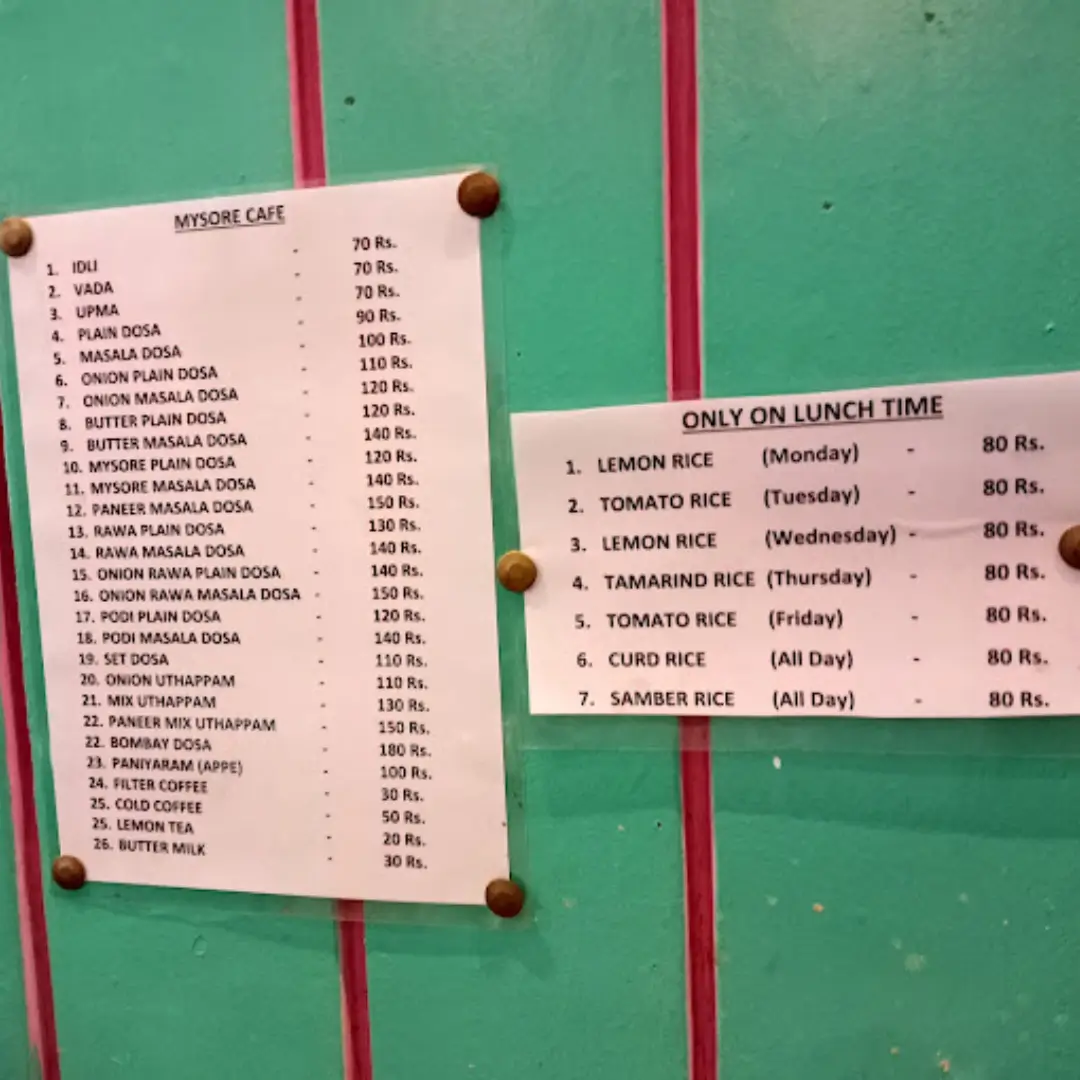 Mysore-Cafe-Menu-DelhiSnap