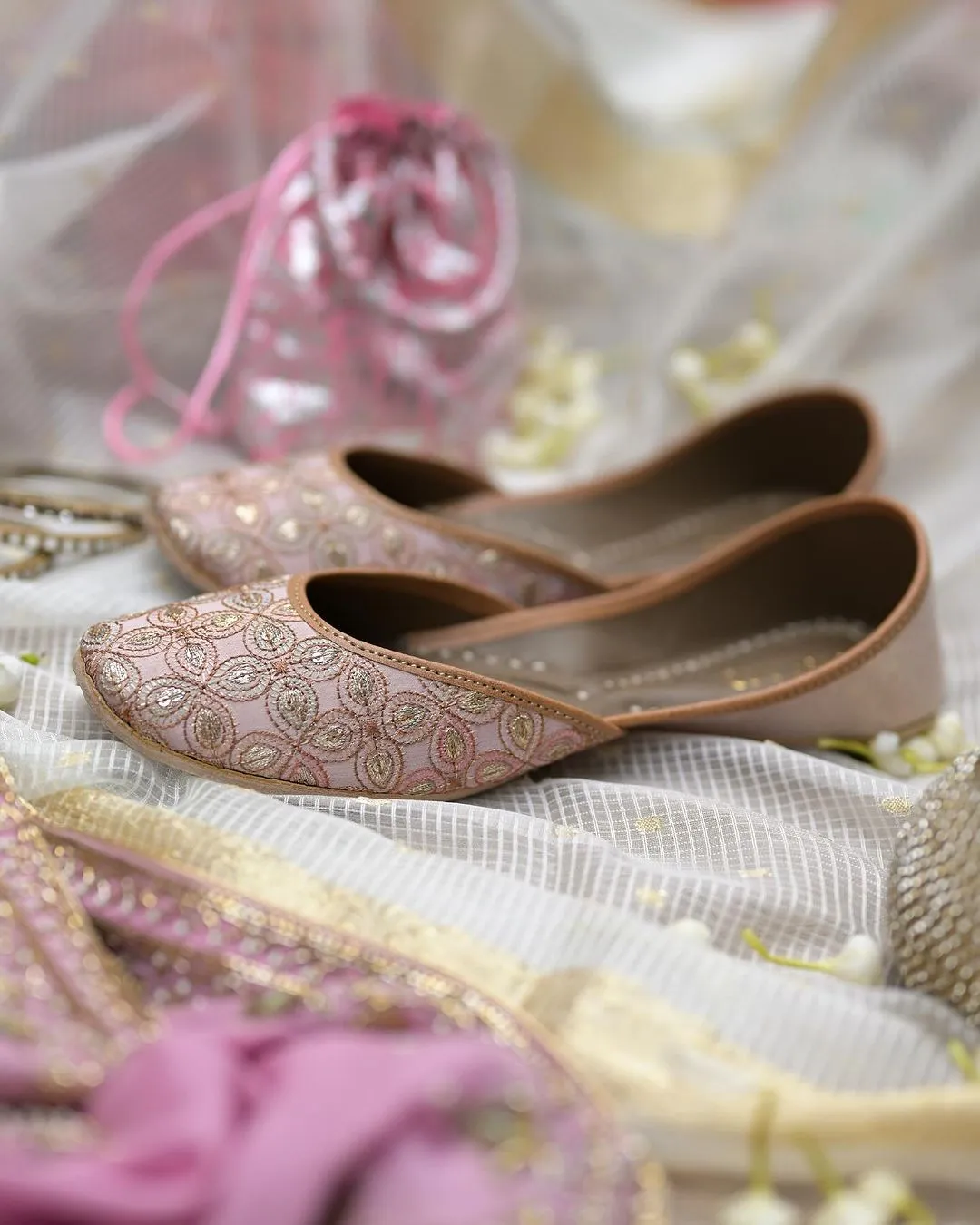 Old Rose jutti Corel Haze-DelhiSnap