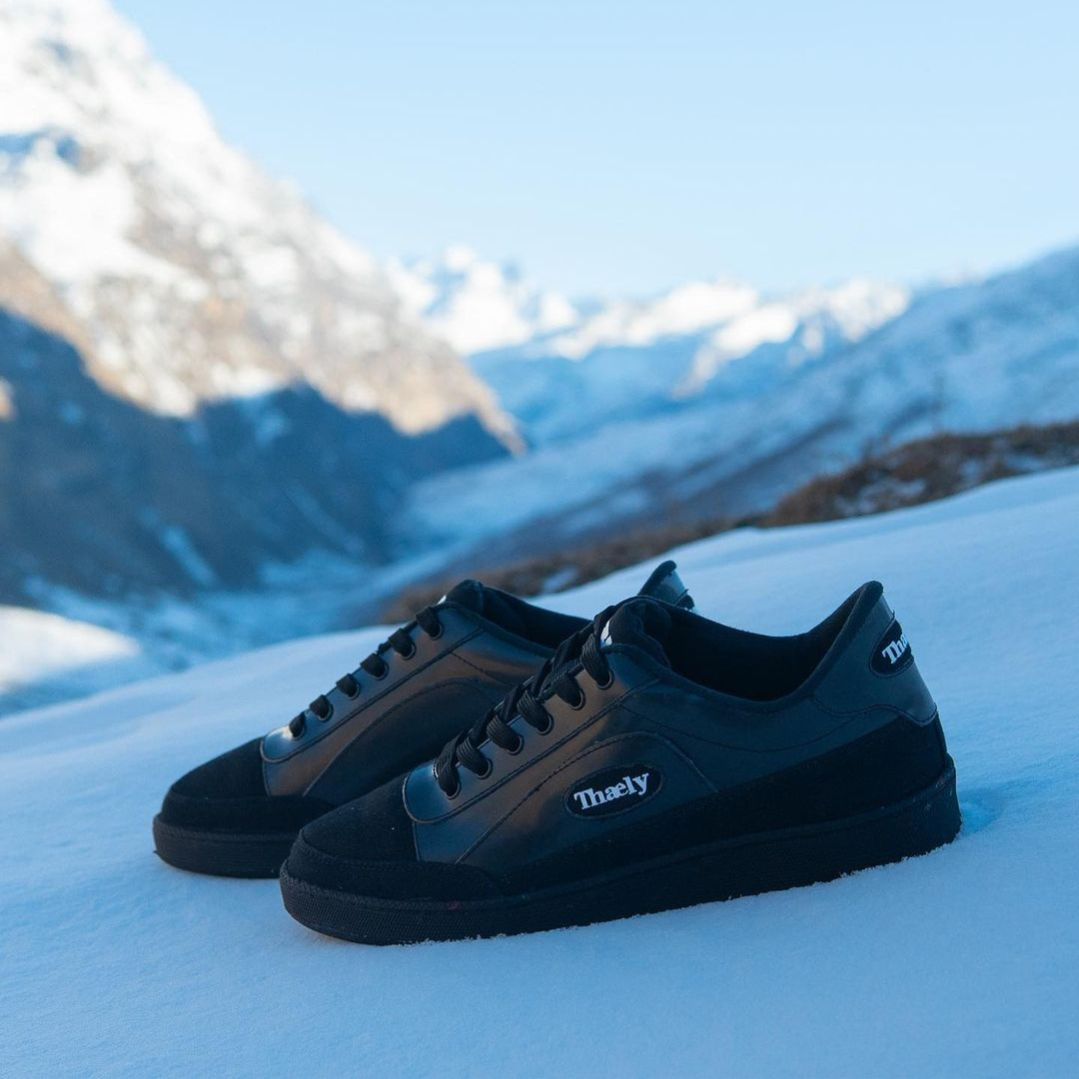 Shadow Black Y2K Pro Sustainable Sneakers Thaely-DelhiSnap